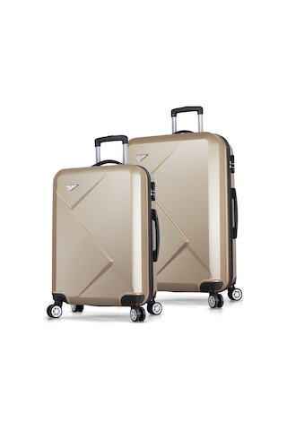 My Valice Diamond Abs 2'Li Valiz Seti (Orta Ve Büyük)