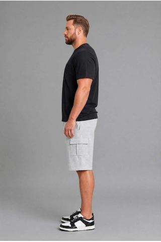 Defacto Relax Fıt Düz Paça Sweatshirt Kumaşı Uzun Şort H2058ax26smgr210 Gri-gr210