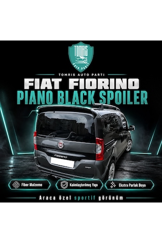 Fiat Fiorino-nemo-bipper Piano Black Spoiler