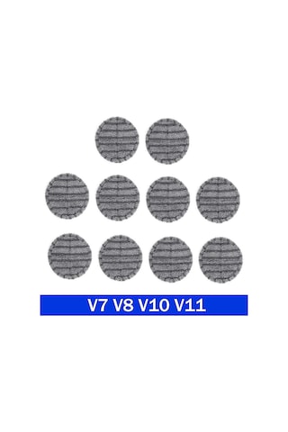 Yifomall 12 Adet V7 V8 V10 V11 V15 İçin Süper Faser Mop Bezi - Çok Amaçlı, Yüksek Emici, Yeniden Kullanılabilir, Leke Temizleyici