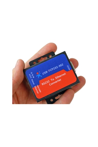 Usr-tcp232-302 Rs232 To Ethernet Çevirici Modül Metal Kutu Endüstriyel Tip Seri Port Sinyal Çevirici