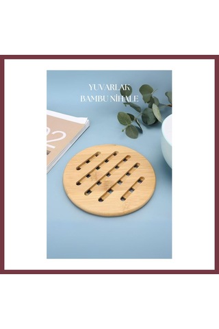 Storeşahin Bambu Nihale Yuvarlak 16,5 Cm Shn0720