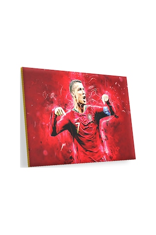 Cakasepetim Cristiano Ronaldo 7 Numaralı Forma Görseli Ahşap Mdf Tablo