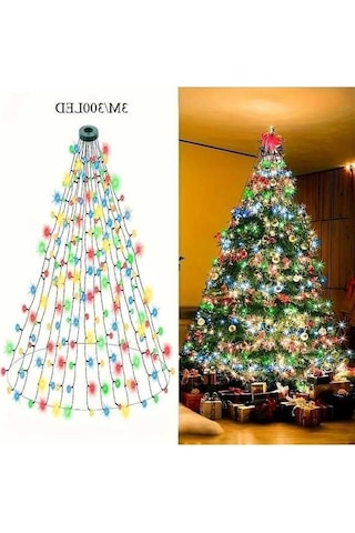 Trendooze Gaojunshop01 3m 300led Ağaç Dış Mekan Dekorasyon Işıklı