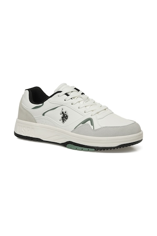 U.s. Polo Assn. Wızard 5pr Beyaz Erkek Sneaker 000000000102021304 Beyaz-yesıl