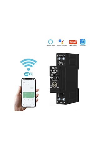 Konesam Akıllı Wifi Sigorta - Enerji Takip, Uzaktan Kontrol Ve Ses Komutu İle Güvenlik