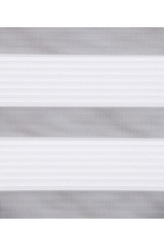 Beyaz Pliseli Stor Zebra Perde Oygusuz Beyaz