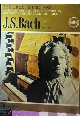 The Great Musicians No. 1 - J.s. Bach Part One - Brandenburg Concertos Nos. 1 & 3 - 10" Vinyl Lp