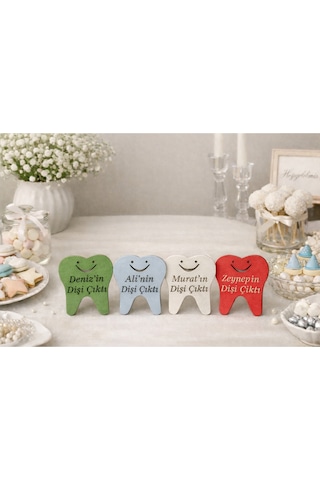 Diş Temalı Magnet Diş Çıkarma Etkinliği İçin Şık Ve Modern 25 Adettir No 041