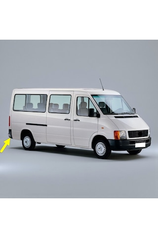 Vw Lt35 Volt 1996-2007 Arka Tampon Sağ Köşe Kaplaması 2d1807322