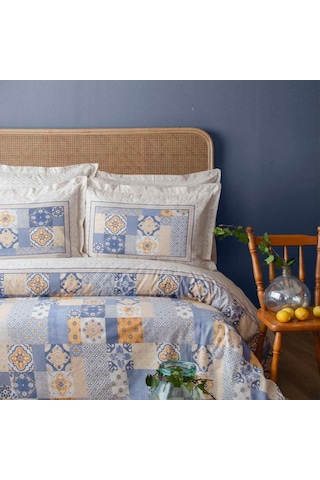 Apricitas Home Maude Çift Kişilik Nevresim Takımı İndigo Indigo