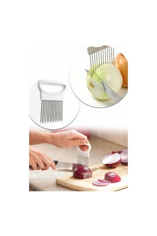 Onion Cutter Soğan Tutucu Ve Dilimleyici Aparat Asorti Karışık