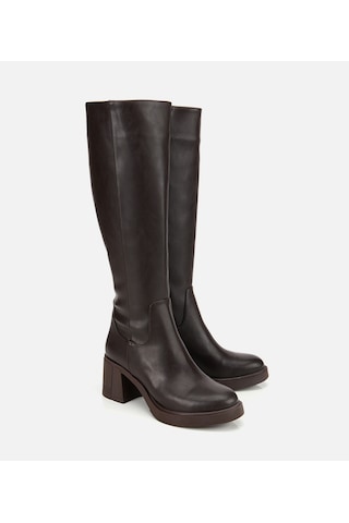 Hotiç Kadın Kahverengi Yüksek Topuklu Çizme 01cıh315220a480 01cıh315220a480 Kahverengi