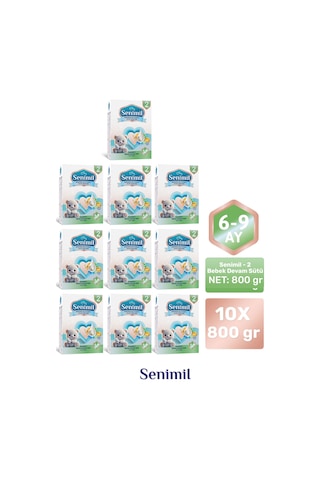 Senımıl 2 Bebek Sütü 800 G 10 Adet