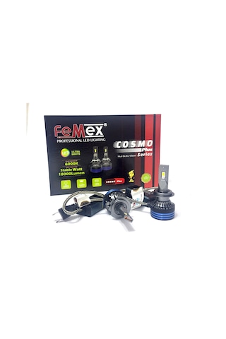 Femex Cosmo Plus H7 Yeni Nesil Güçlendirilmiş Led Far Xenon Led Headlight