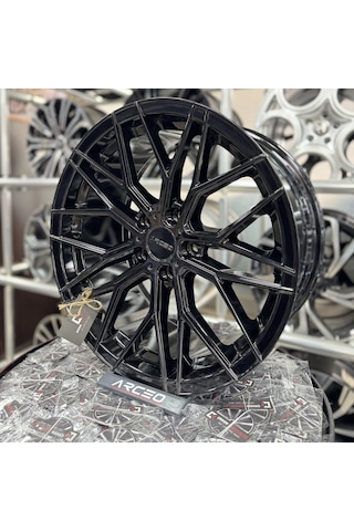 17'' 4x100 Arceo Valencia Glossy Black Jant Modeli