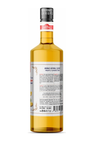 Nish Ananas Aromalı Şurup 700 Ml - Pet Şişe