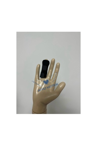 Parmak Ateli Parmak Sabitleme Ateli Kırık Parmak Ateli Finger Splint Standart Siyah