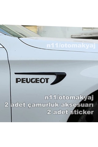 Peugeot 307 Çamurluk Kapı Uyumlu Aksesuar Ve Markalı Sticker