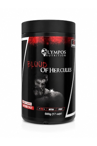 Blood Of Hercules Pre Workout 500gr 25 Servis Kan Portakalı