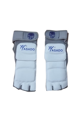 Haşado Topuk Destekli Üç Parmaklı Taekwondo Ayaküstü Koruyucu Takım Beyaz
