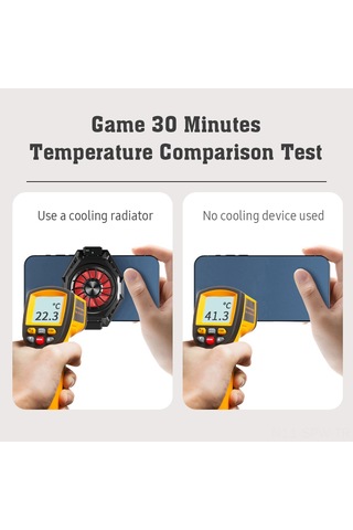 Maiyame Telefon Soğutucu Klip İle Hızlı Kablosuz Şarj - Portatif Fanlı Soğutma, Hafif Ve Sessiz İşlevi