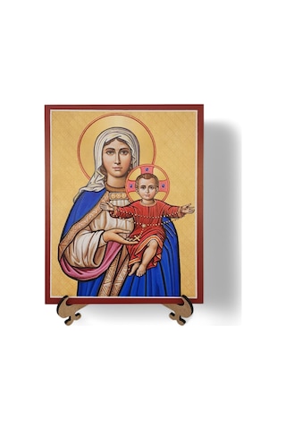 Tespihli Meryem Ana İkona