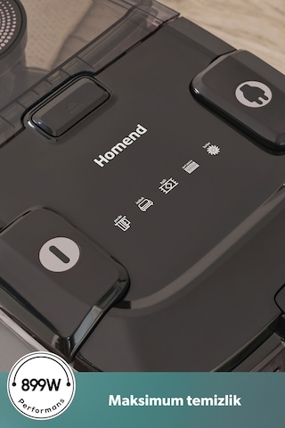 Homend Dustroyer 1255H 900 W Toz Torbasız Elektrikli Süpürge