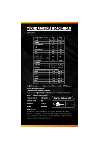 Titan Whey Protein Tozu 1820g Bisküvi Aromalı Diğer