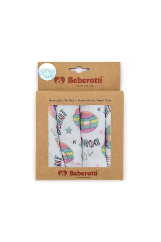 Beberotti 4'lü Müslin Bebek Ağız Bezi 25x25 Cm 102