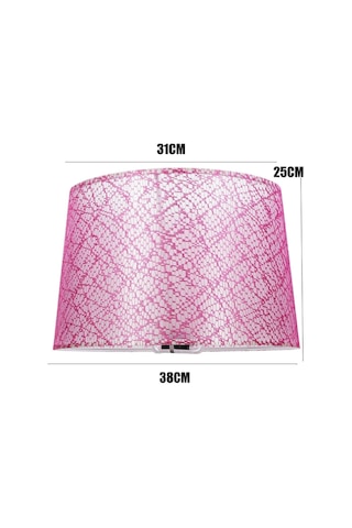 Dantelli Pembe Lambader Şapkası Pembe