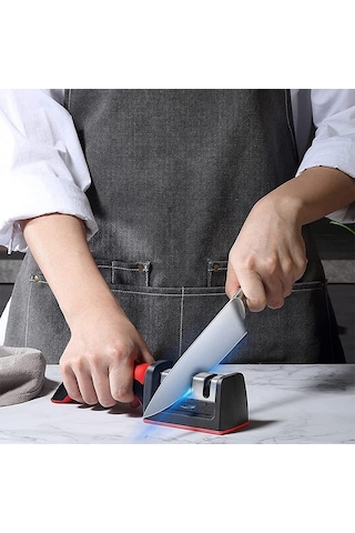 Profesyonel Bileyici Çeyizlik Bıçak Bileme Aleti Ergonomik Saplı