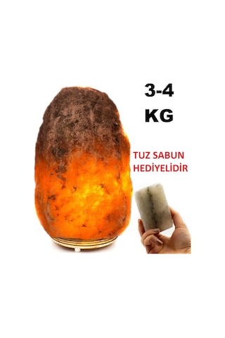 Çankırı Tuz Lambası 3-4 KG Çankırı Tuz Lambası 3-4 KG