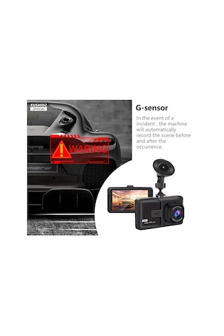 Zilinn Yeni 1080p Hd Dash Kamera Döngü Kayıt Araba Araç Dvr Video Kaydedici Dashcam Gece Görüş 24h Park Monitörü G-sensörü