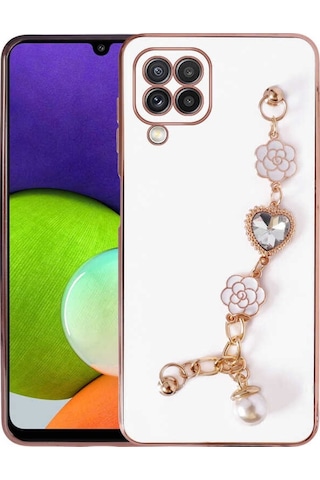 Samsung Uyumlu Galaxy A22 4G Kılıf El Tutamaçlı Kamera Korumalı Zore Ta