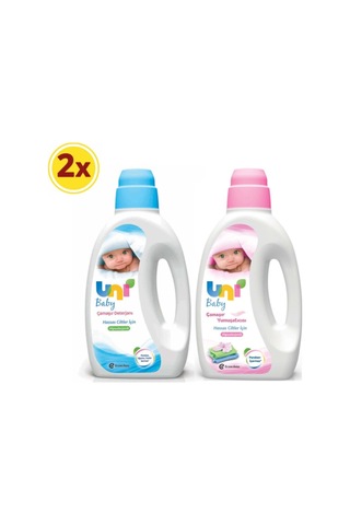 Çamaşır Deterjanı 1500 Ml + Çamaşır Yumuşatıcısı 1500 Ml 2'li Set Diğer
