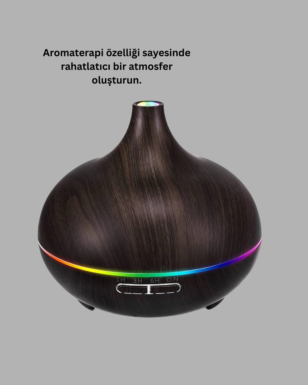 Bn01 Uçucu Renkli Led Işıklı Nemlendirici - 5000