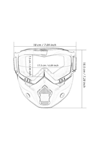 Jet Kask Maskesi Aynalı Gri