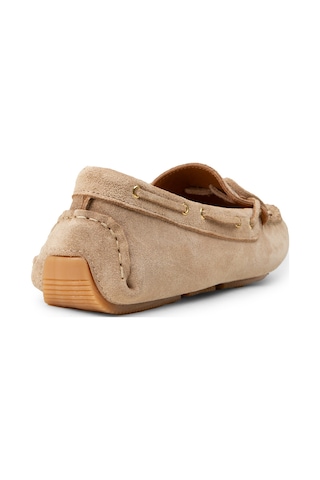 Deery Kadın Hakiki Süet Bej Loafer Ayakkabı - Dl505zbejc01