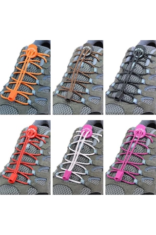 Magic Locks Unisex Bordo Günlük Ayakkabı Bağcığı 10a1 Pembe