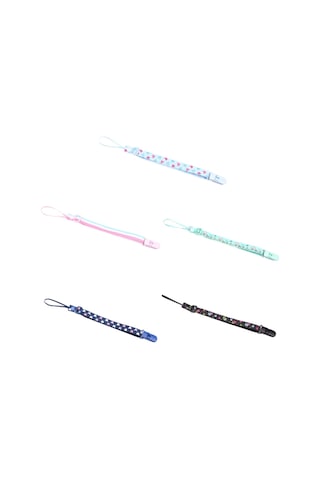 Sones Bebek Düşme Önleyici Ayarlanabilir Emzik Zinciri Oyuncak Askısı, Renk: 1 Koyu Mavi Aşk