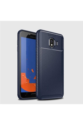 Samsung Uyumlu Galaxy J4 Kılıf Zore Negro Silikon Kapak Lacivert