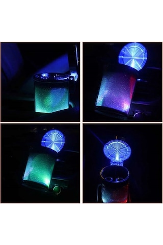 Toyota Land Cruıser 70 Grj79 Sıngle Cabın Araca Uygun Rgb 7 Renkli Led Işıklı Araç İçi Küllük
