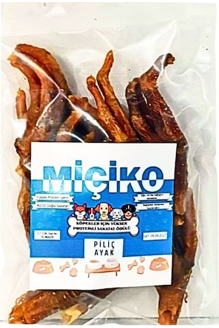 Glukozamin Kaynağı Piliç Ayak Köpek Ödülü 100gr