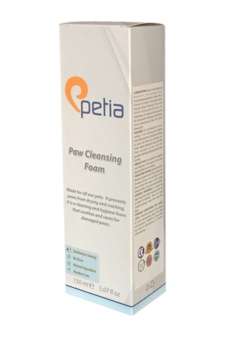 Petia Paw Cleansing Foam Doğal Kedi Köpek Pati Temizleme Köpüğü 150 ML