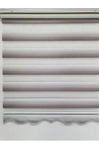 Bbb Geniş Pliseli Renk Geçişli Zebra Stor Perde Mz290