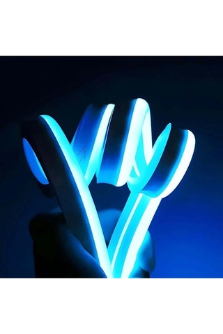 Rgb Neon Led 3 Metre, Rgb Led, Sese Duyarlı Led Çok Renkli Çok Renkli