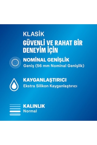 2 Adet Durex Klasik Prezervatif 10'lu