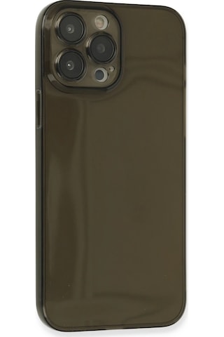 Newface - 629 - iPhone Uyumlu 13 Pro Max Kılıf Fly Lens Silikon - Csmo-tex - - Siyah