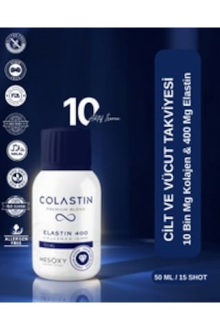 Colastin 10 Bin Mg Kolajen & 400 Mg Elastin 50 Ml X 14 Shot
